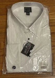Neu mit Etikett Jos A. Bank Signature Collection weißes Hemd 18,5/36 Hochzeit 100 $ - Bild 1 von 5