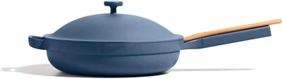 Our Place Large Always Pan 12.5” 10 in 1 Nonstick Pan w Lid & spoon BLUE SALT