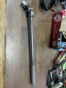 Pittsburgh Pro CR-V 3/4" Drive 21" Flex Head Breaker Bar & 1/2" Adapter EUC - Picture 1 of 11