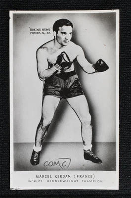 1940-70 Boxing News Photos Marcel Cerdan #38 - Image 1 of 2