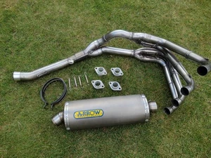 Suzuki GSXR 750 SRAD Arrow Stainless Steel Full Race Exhaust With Arrow End Can - Picture 1 of 13