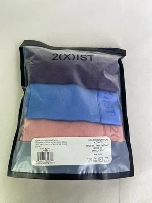 Paquete de 3 calzoncillos boxer de tiro bajo de algodón 2xist ropa interior multicolor para hombre talla M Foto 1 de 4