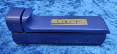 MAKE YOUR OWN CIGARETTE MAKER RIZLA CONCEPT TUBE filler Vintage blue retro - Image 1 of 4