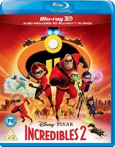 Incredibles 2 (Blu-ray) Craig T. Nelson Holly Hunter Sarah Vowell (UK IMPORT) - Picture 1 of 4