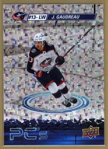 2023-2024 Upper Deck Ice Hockey PC's Speckled J Gaudreau Card No. 13-LW - Picture 1 of 2
