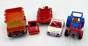 B602 Vintage Playmobil Geobra Años 90 Lote Coche Camión Tractor - Imagen 1 de 24
