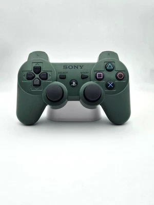 Official Playstation 3 Ps3 Jungle Green Functional Dualshock Controller - Image 1 of 2
