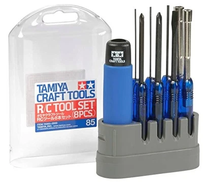 Tamiya Craft Tool Series No.85 RC Tool Set of 8 RC TOOLS 74085 F/S From Japan - Photo 1/2