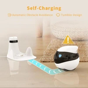 Enabot EBO SE Robot (App Control) Self-Charging Camera White - New (Open Box)