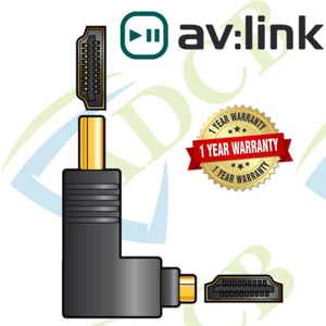 Adaptador AV:Link HDMI enchufe ángulo recto - enchufe HDMI - Imagen 1 de 1