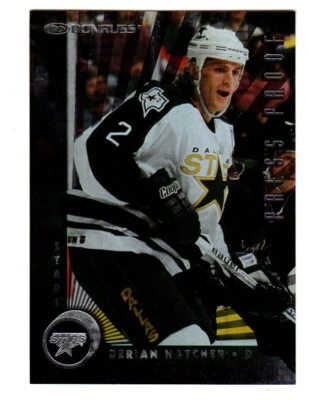 1997-98 Donruss SILVER PRESS PROOF #168 Derian Hatcher DALLAS STARS - Image 1 of 2
