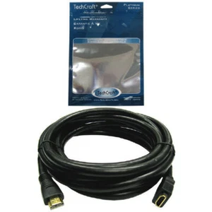 TechCraft 6 pies Cable de extensión HDMI 1,4 M/F de alta velocidad con Ethernet - 24 AWG - Imagen 1 de 1