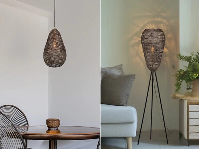 Ausgefallene orientalische Dreibein Stehlampen & Hängelampen für übern Esstisch - Bild 1 von 4