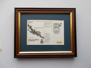 AIRCRAFT FIRST DAY COVER FRAMED - RAF SCAMPTON - Picture 1 of 1