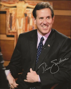 Rick Santorum REAL hand SIGNED 8x10" Photo #3 COA Republican Senator GOP - Picture 1 of 2