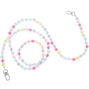 Phone Charm Beaded Phone Chain Decorative Beaded Phone Chain Hanging Phone - Zdjęcie 1 z 12