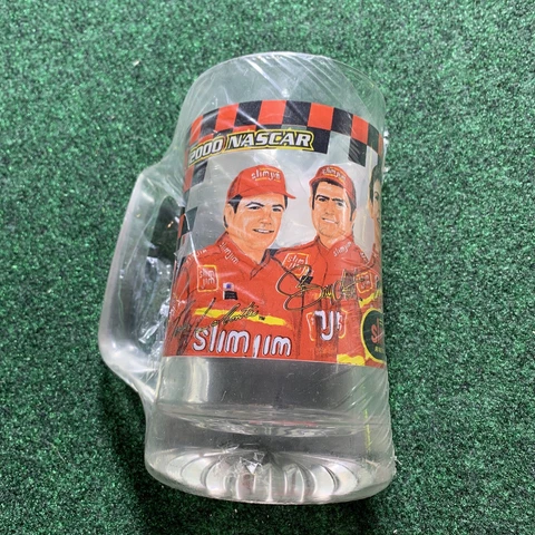 2000 Nascar Busch Series Glass Beer Mug Slim Jim Racing Team #44 Terry Labonte Cover