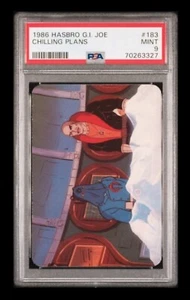 1986 hasbro g.i. joe 183 cobra commander & destro rc; 1st edition PSA 9  (POP 1) - Picture 1 of 3