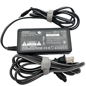 Cargador de cámara móvil adaptador de corriente alterna original OEM SONY AC-L10B - Imagen 1 de 6