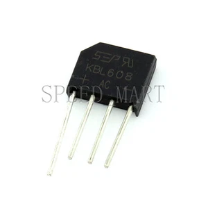 1 pcs KBL608 Bridge Rectifier Gleichrichter 800V AC change DC 6A KBL-608 - Picture 1 of 2