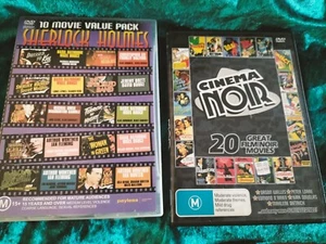 Cinema Noir 10 Movies DISCS 3 & 4 ONLY & Sherlock Holmes 10 Movie Pack 4 DISCS - Picture 1 of 5