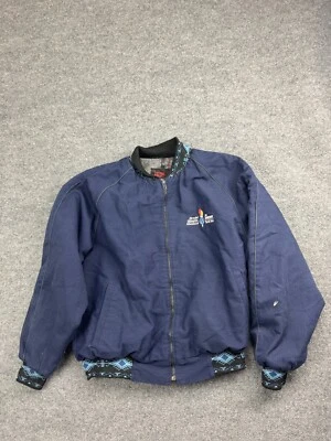 Vintage Kyta Make Co Jacket Men's XL Blue Blanket Lined Full Zip Work Coat - Image 1 of 4