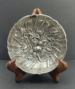 Antique S. Kirk & Son Sterling Silver Repousse Footed Dish #430 - Picture 1 of 7