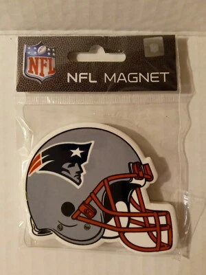 NFL 磁铁新英格兰爱国者队陶瓷头盔正式授权 NFL 足球  — 第 1/4 张图片