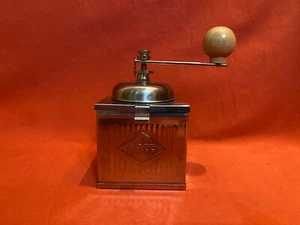 VINTAGE ITALIAN COFF COFFEE GRINDER MILL HAND WINDING WORKING OLD - Picture 1 of 8