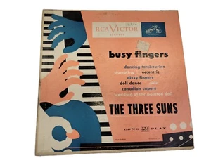 Busy Fingers The Three Suns 33 LP record Dancing Tambourine Dizzy Fingers - Imagen 1 de 9