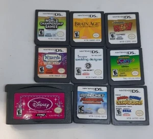 🧸 LOT OF 9 Nintendo DS Games Cartridge Only PERFECT GIRLS EDUCATIONAL WITH FUN - Picture 1 of 14