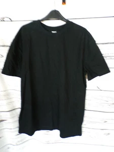 URBAN CLASSICS MENS BLACK COTTON T SHIRT SIZE MEDIUM CREW NRCK - Picture 1 of 3