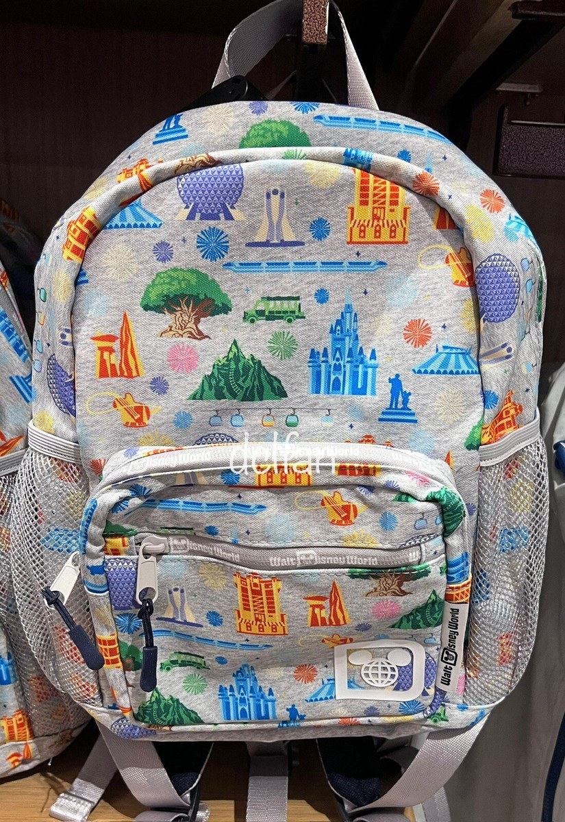 2025 Disney Four Parks Icons Epcot Kingdom Studios Full Size Large Backpack NEW Disney | Bags | 225 Disney Four Parks Icons Epcot Kingdom  main image 3