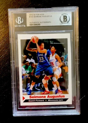 SEIMONE AUGUSTUS RARE AUTO BAS AUTHENTIC SI FOR KIDS 2012 WNBA MINNESOTA LYNX - Image 1 of 2
