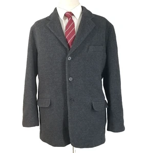 Perry Ellis Sport Coat Jacket Men's 40R Gray Wool Blend - Picture 1 of 11