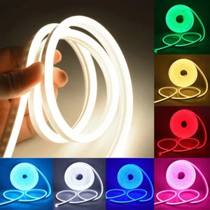 12V 2835 LED Neon Strip Lights Flexible Rope Lamp Light Xmas DIY Deco Waterproof - Picture 1 of 15