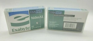 Juego de 2 cartucho de datos Exabyte 160mXL 8 mm EXATAPE NUEVO EN CAJA NUEVO DE LOTE ANTIGUO - Imagen 1 de 3