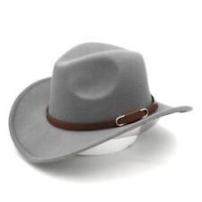 Kid Boys Girls Western Cowboy Hat Cowgirl Cap with Brown Belt for Birthday Party