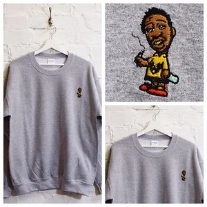Sudadera Hip Hop Gris Brezo Clan Charlie Brown ODB X Actual Fact - Imagen 1 de 1