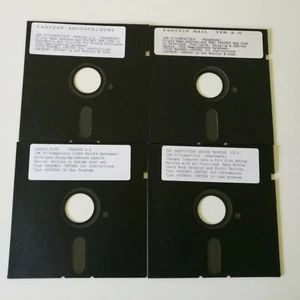 Vintage PC Software Fastzip Invoice & Mail Labels Plus Magnificent Adding 5 1/4" - Picture 1 of 6