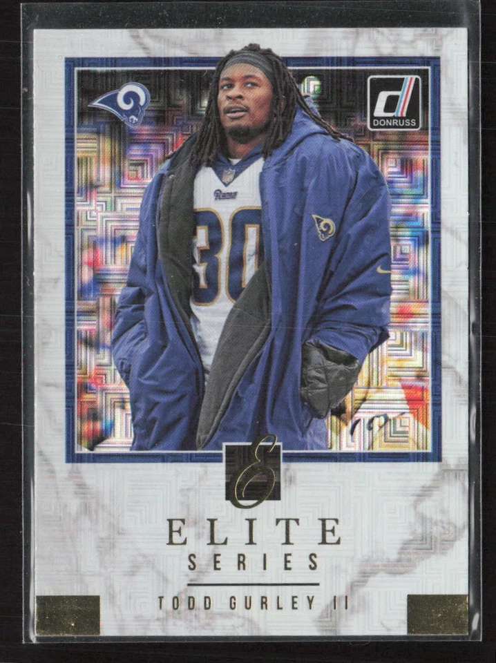 2018 Donruss #ES-14 Todd Gurley II The Elite Series Los Angeles Rams (T) - Image 1 of 2