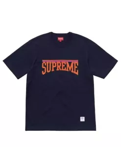 Supreme Arch S/S Top Tee SS18 Navy Sz M - Imagen 1 de 4