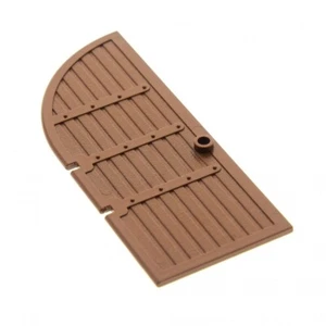 1X Lego Door 1X5X10 Brown Gate Wing Leaf Front Door Castle 6081 6059 6090 2400 - Picture 1 of 1