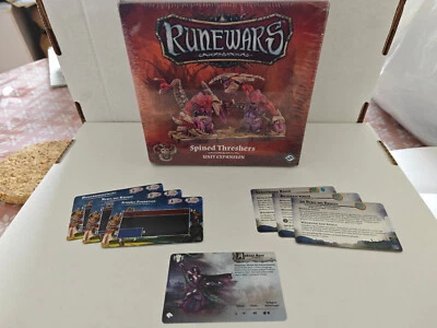 RuneWars tabletop brettspiel ffg spined threshers expansion, promo karten, token - Bild 1 von 4
