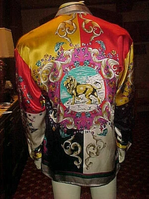 NWT MENS CREME DE SILK STYLE DIVINITY 6410 SILK SHIRT BEAUTIFUL MED-LARGE  - Image 1 of 4