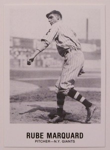 (2) 1981 TCMA Renata Galasso RUBE MARQUARD NEW YORK GIANTS  CARDS