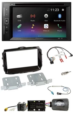 Pioneer Bluetooth Lenkrad USB 2DIN DAB DVD Autoradio für Alfa Giulietta 2014-202 - Bild 1 von 4