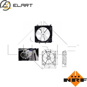 FAN RADIATOR 47016 FOR TOYOTA 7A-FE 1.8L 4E-FE 1.3L 4A-FE 1.6L 4ZZ-FE 1.4L 4cyl - Picture 1 of 7
