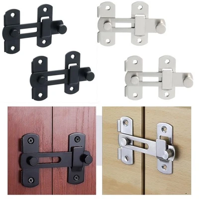 2/4/10 Flip Latch Gate Latches, 4 inch Heavy Duty Gate Hardware,Safety Door Lock - Image 1 of 4