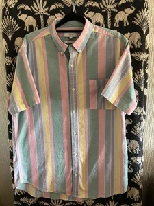Next Men’s Stripe Shirt Size L - Picture 1 of 2